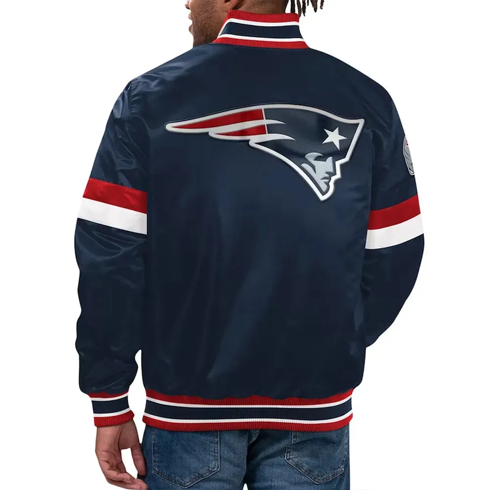 NFL New England Patriots Satin Jacket Men and Women