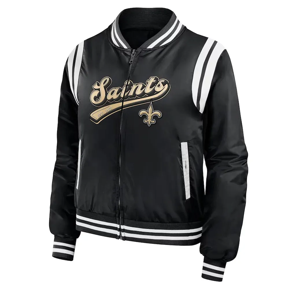 NFL New Orleans Saints Nylon Jacket Men and Women