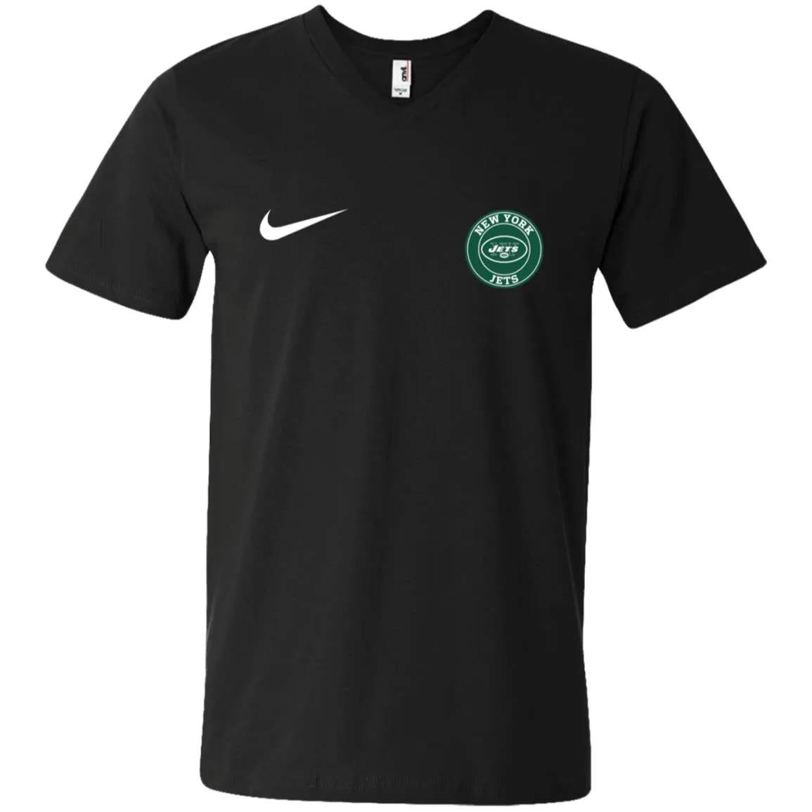 Nike New York Jets Nfl Football Men V-Neck T-Shirt