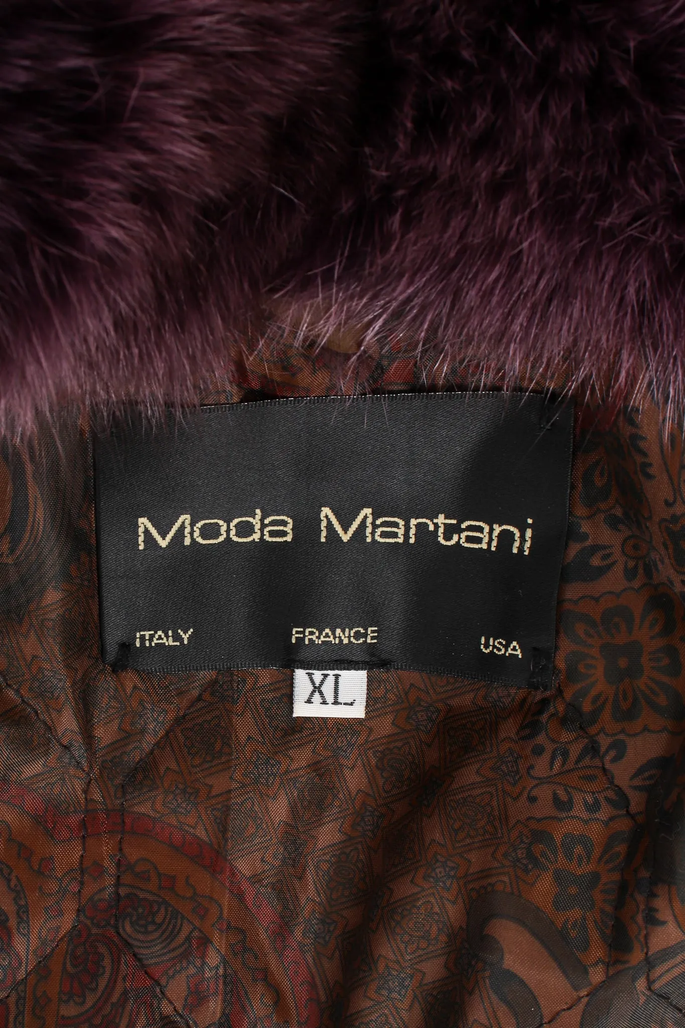 Patchwork Fur Collar Jacket
