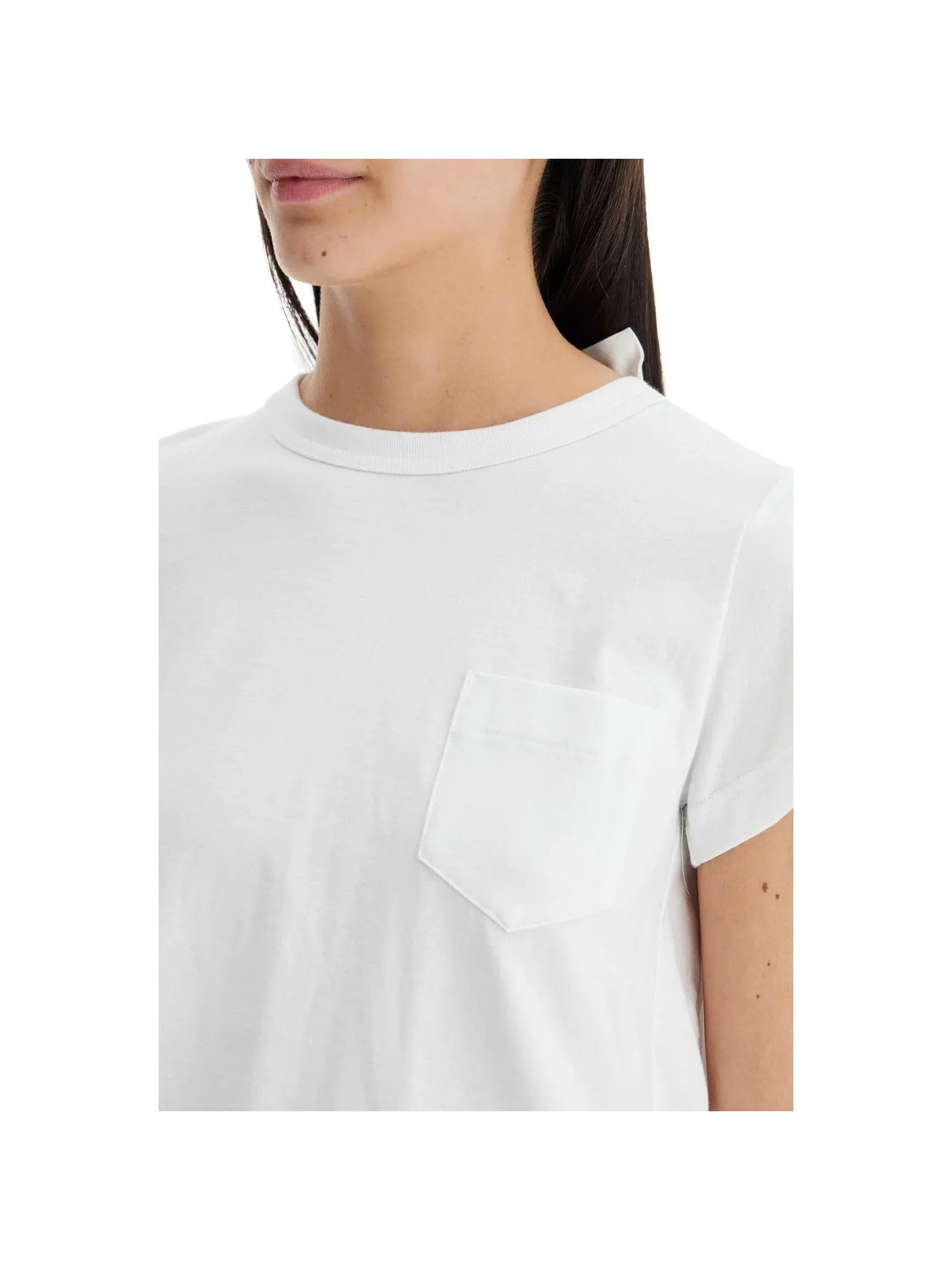 Pleated Back Mock Turtleneck Sweater