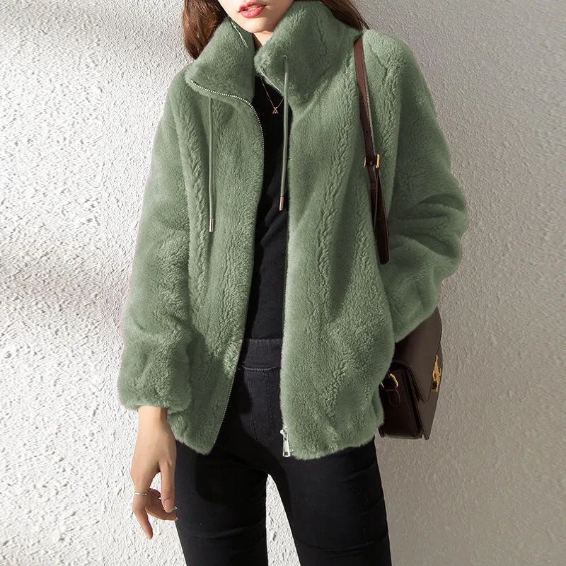 Pluche Zip-Up Jacket