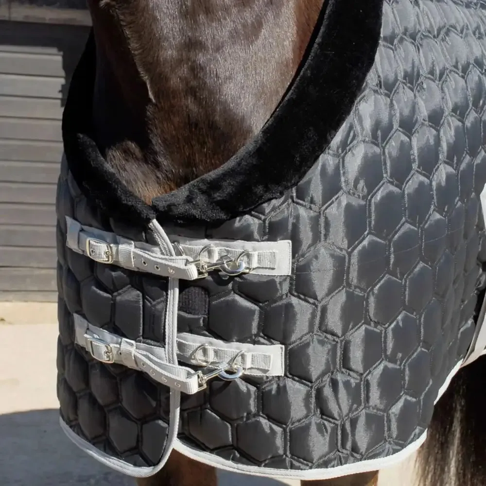 Rhinegold Michigan Hexagon Stable Rug Quilt