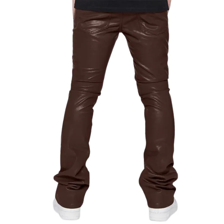 Rogue PU Leather Flared Pants