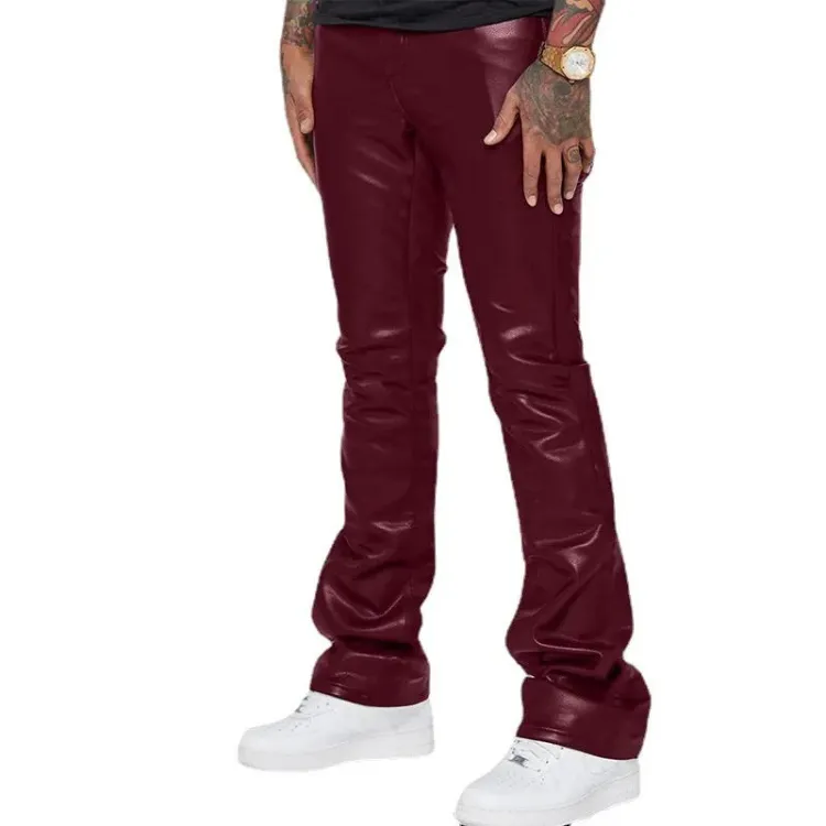 Rogue PU Leather Flared Pants