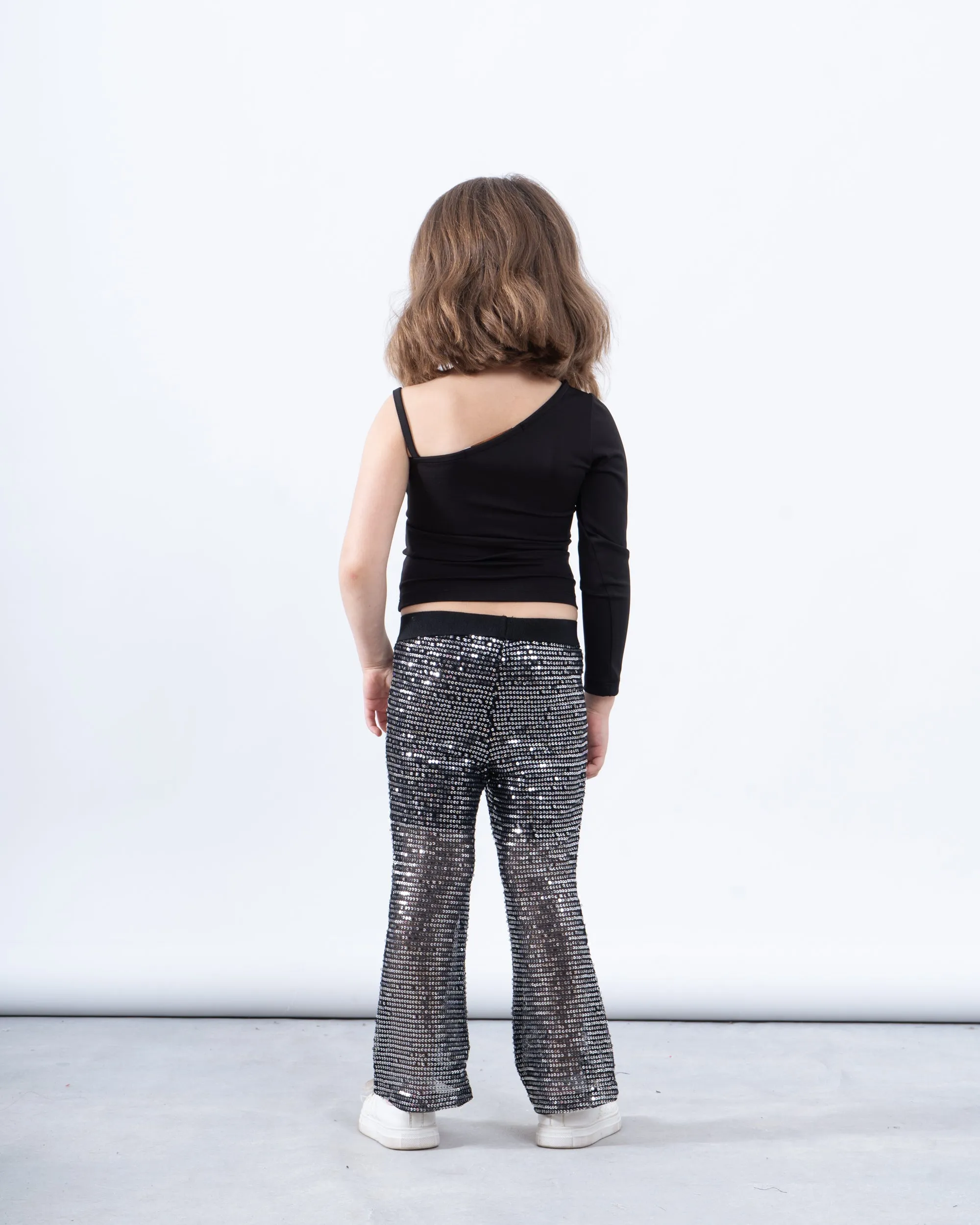 Sequin Flared Pants