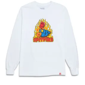Spitfire Demonseed Long Sleeve T-Shirt - White