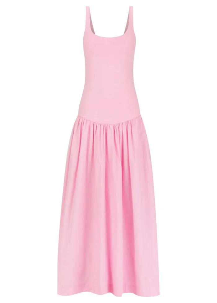 Stretch Singlet Midi - Carnation