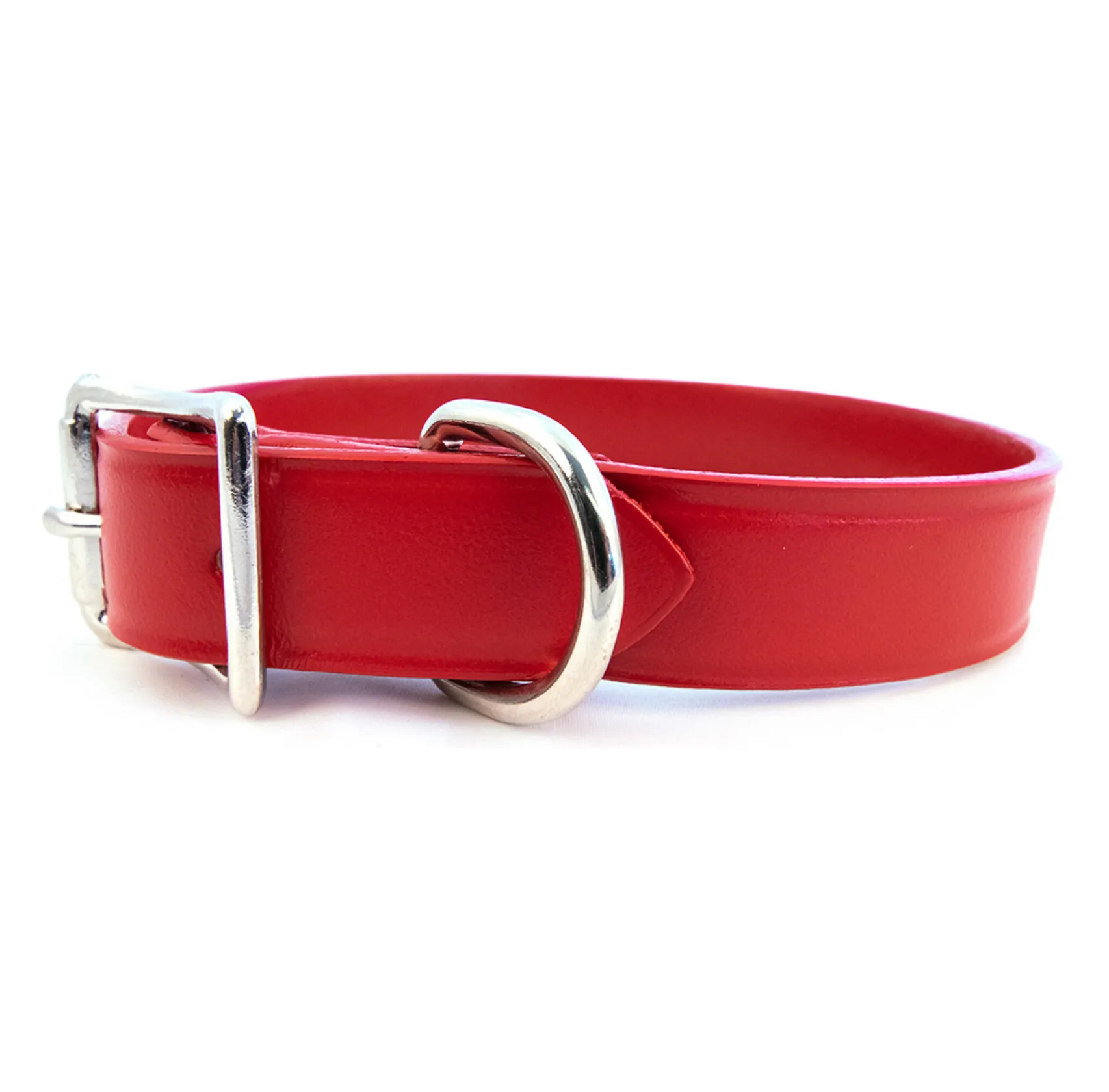 Town Leather Dog Collar ~ Fun Colors