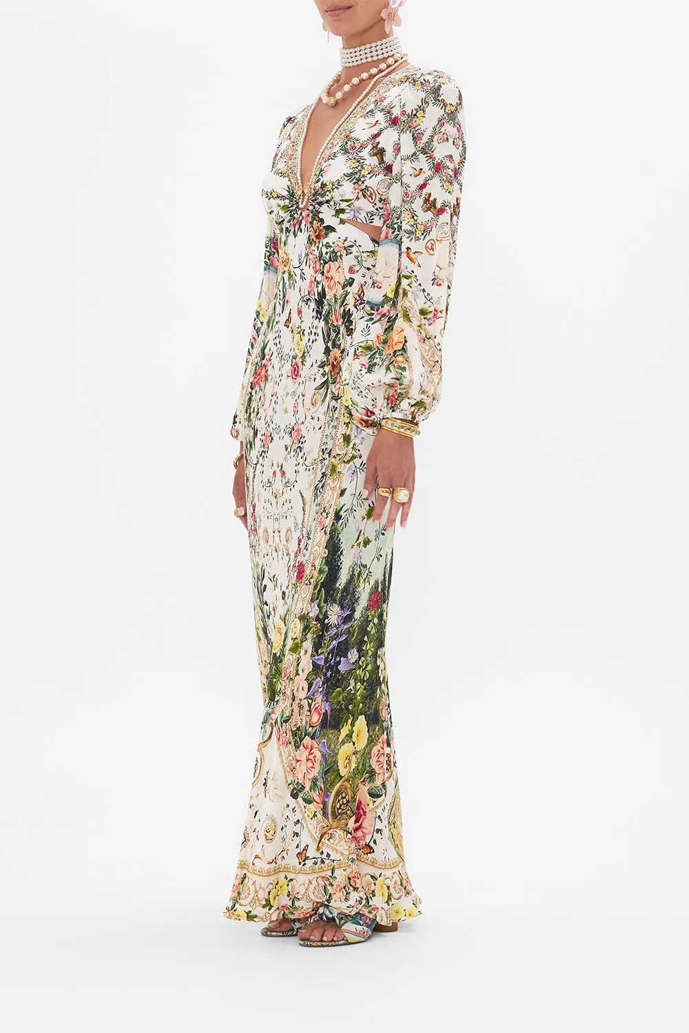 U-RING CUT OUT DRESS RENAISSANCE ROMANCE