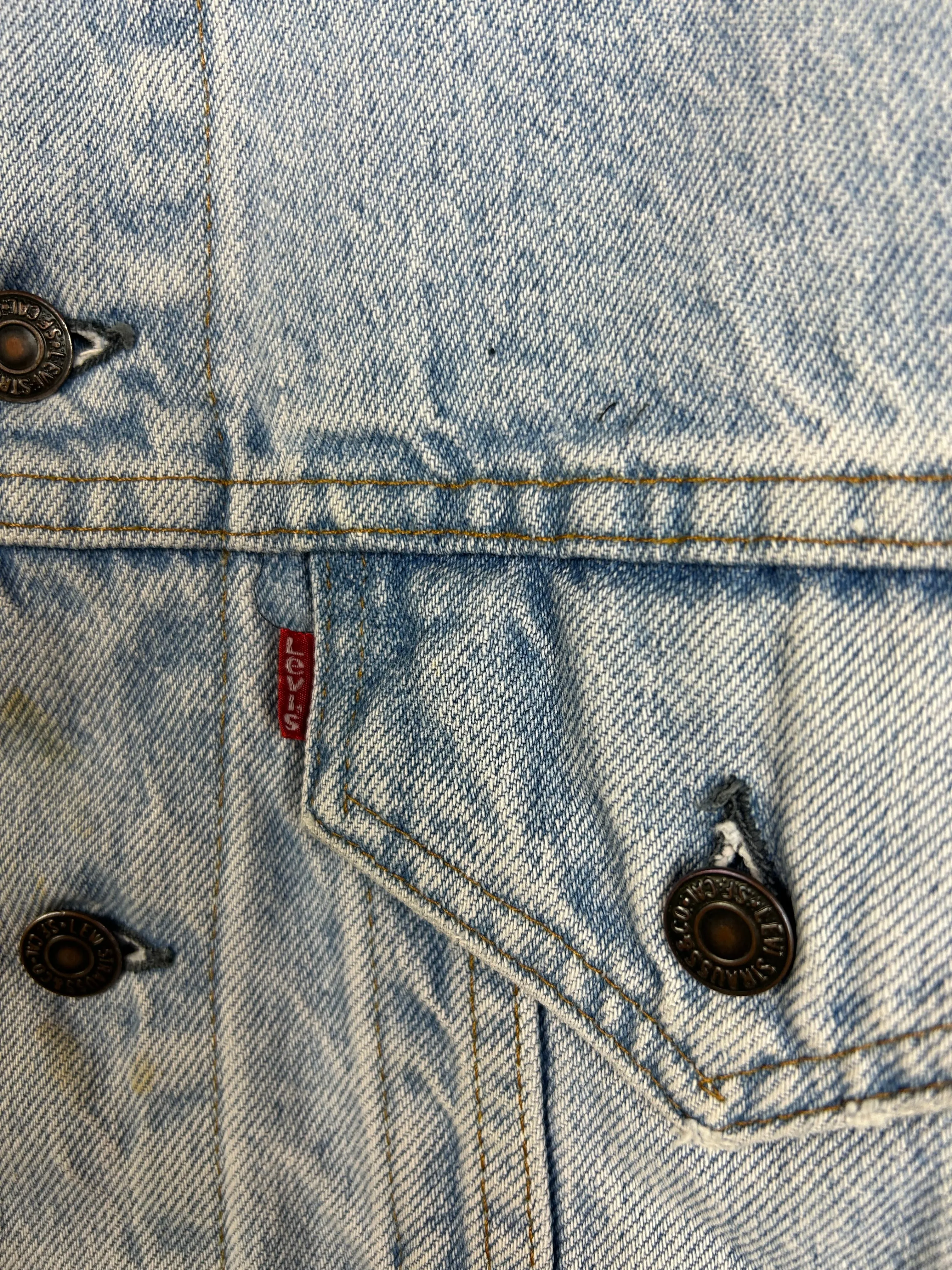 Vintage Levis Light Wash Denim Jacket