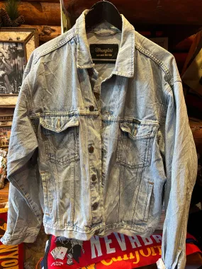Vintage Wrangler Fade Out Denim Jacket, Large