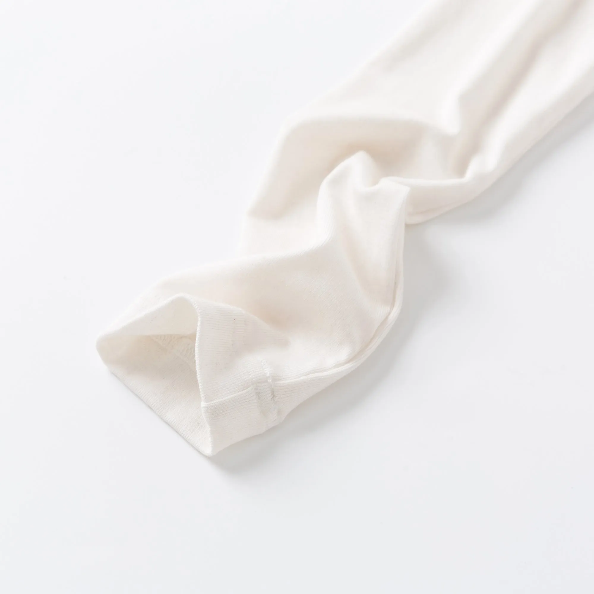 White Sheer Long-sleeve T-shirt