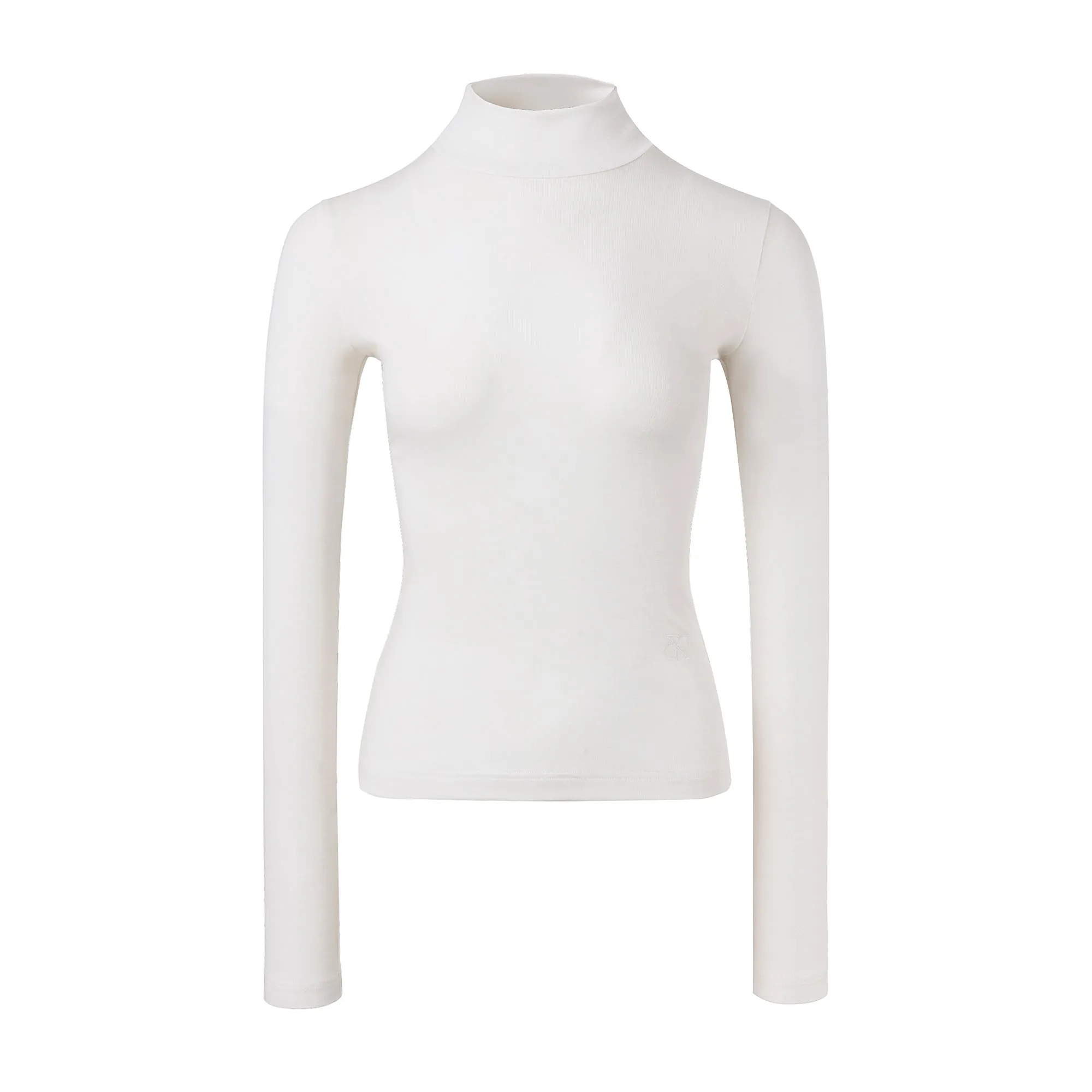 White Sheer Long-sleeve T-shirt
