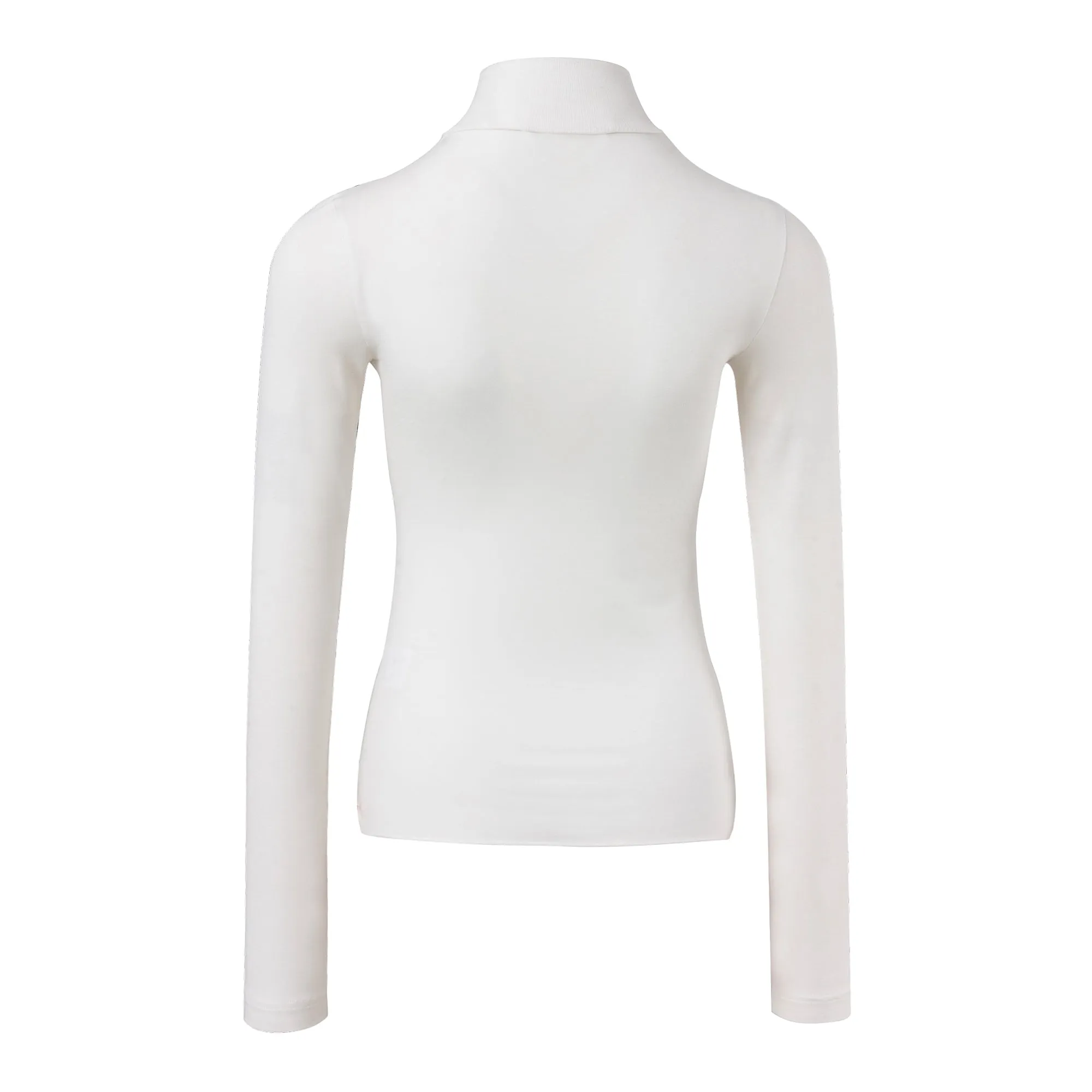 White Sheer Long-sleeve T-shirt