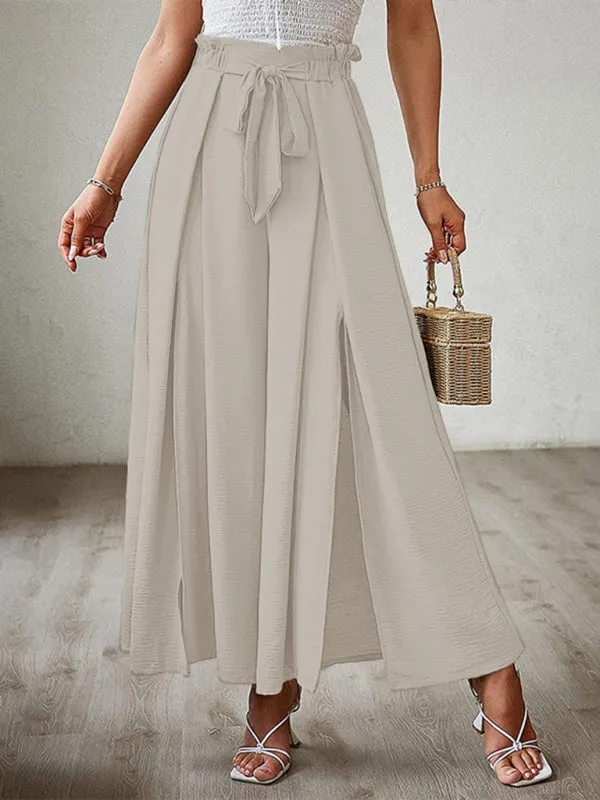 Women’s Pleated High Waist Wide Leg Pants in 8 Colors S-XXL