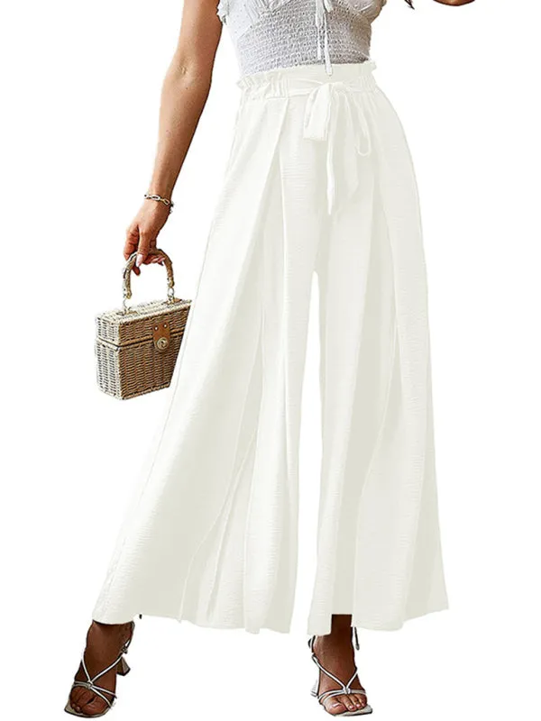 Women’s Pleated High Waist Wide Leg Pants in 8 Colors S-XXL