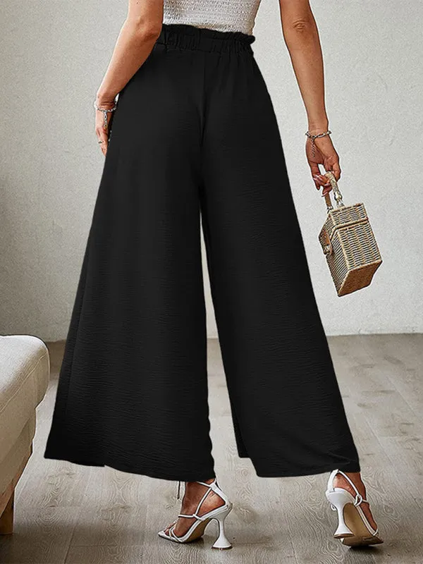Women’s Pleated High Waist Wide Leg Pants in 8 Colors S-XXL
