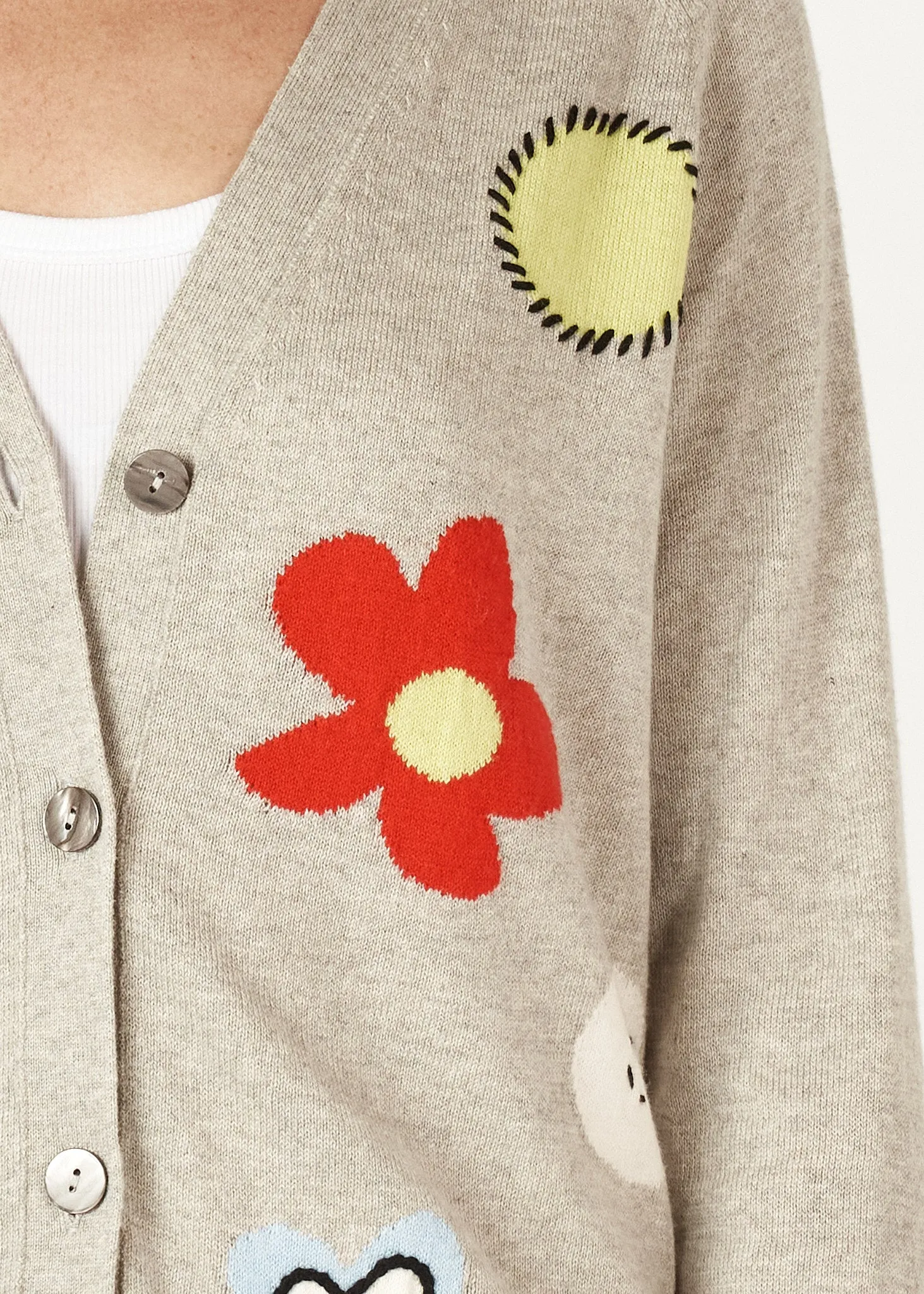 Zaket & Plover Happy Cardi  -  Marl
